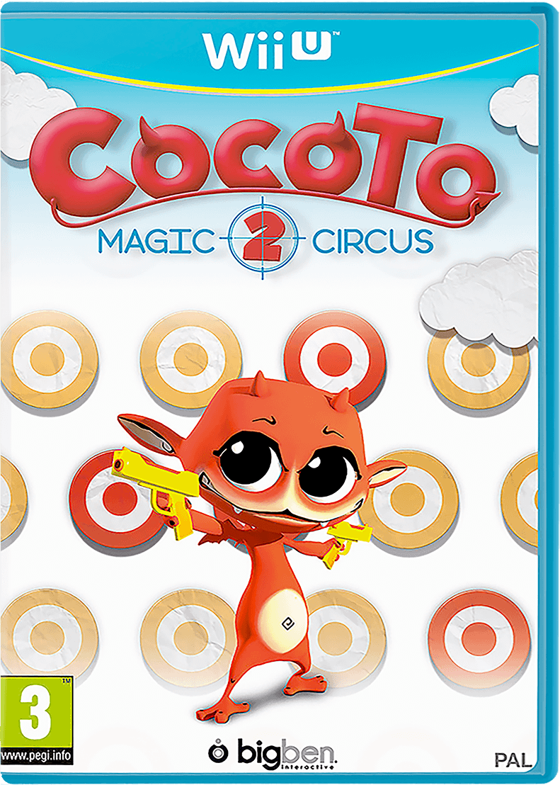 Cocoto Magic Circus 2 box art for Wii U
